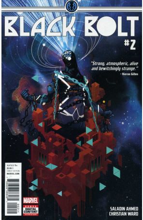 Black Bolt 2 published by Marvel with cover art by Christian Ward