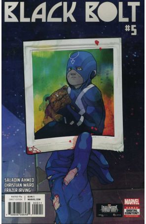 Black Bolt 5 published by Marvel with cover art by Christian Ward