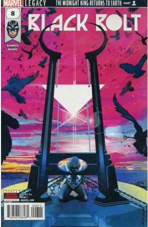 Black Bolt 8 published by Marvel with cover art by Christian Ward