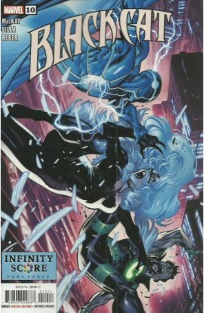 Black Cat (Marvel, 2nd Series) 10 published by Marvel with cover art by Pepe Larraz