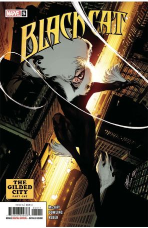 Black Cat (Marvel, 2nd Series) 5 published by Marvel with cover art by Pepe Larraz