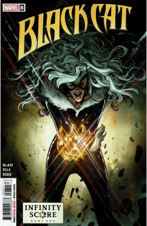 Black Cat (Marvel, 2nd Series) 8 published by Marvel with cover art by Pepe Larraz