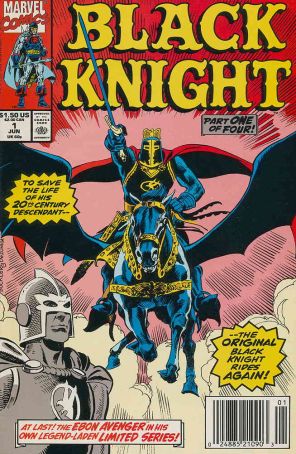 Black Knight (Ltd. Series) 1 (Newsstand) published by Marvel with cover art by Rich Buckler