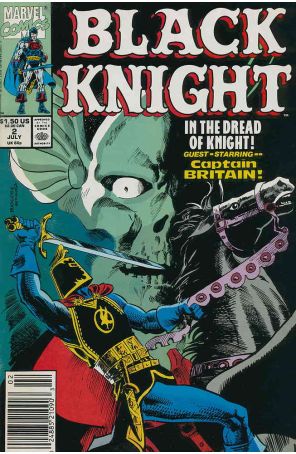 Black Knight (Ltd. Series) 2 (Newsstand) published by Marvel with cover art by Rich Buckler