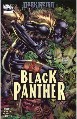 Black Panther (4th Series) 1A published by Marvel with cover art by Ken Lashley