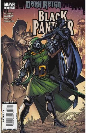 Black Panther (4th Series) 2 published by Marvel with cover art by J. Scott Campbell