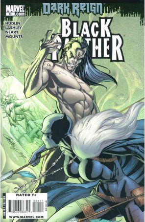 Black Panther (4th Series) 6 published by Marvel with cover art by J. Scott Campbell