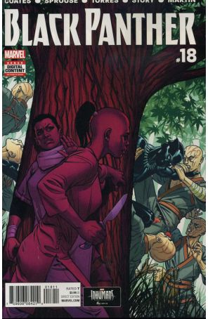 Black Panther (5th Series) 18 published by Marvel with cover art by Brian Stelfreeze