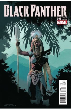 Black Panther (5th Series) 8A published by Marvel with cover art by Esad Ribic