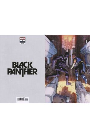 Black Panther (7th Series) 1H published by Marvel with cover art by John Romita Jr.