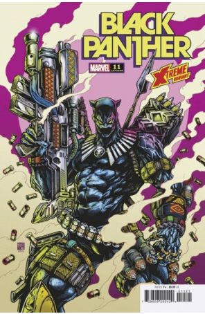 Black Panther (7th Series) 11A published by Marvel with cover art by Takashi Okazaki