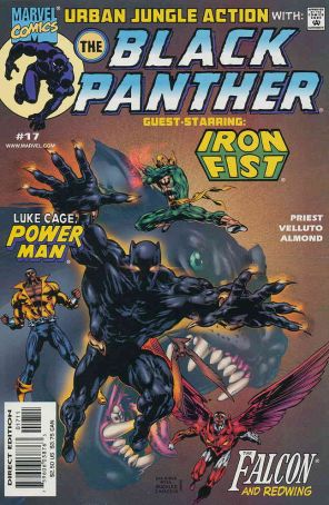 Black Panther (Vol. 2) 17 published by Marvel with cover art by Sal Velluto