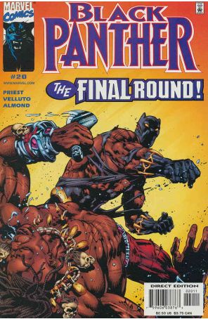 Black Panther (Vol. 2) 20 published by Marvel with cover art by Sal Velluto