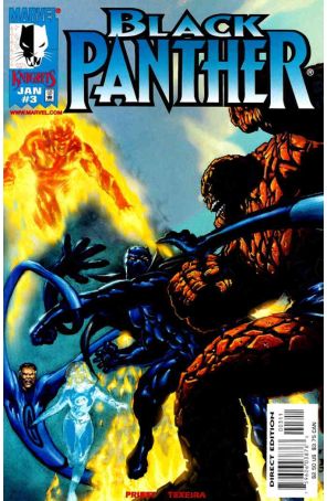 Black Panther (Vol. 2) 3 published by Marvel with cover art by Mark Texeira