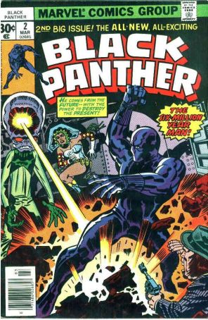 Black Panther 2 published by Marvel with cover art by Jack Kirby
