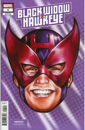Black Widow And Hawkeye 1A published by Marvel with cover art by Mark Brooks