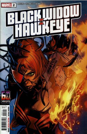 Black Widow And Hawkeye 2 published by Marvel with cover art by Stephen Segovia