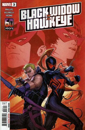 Black Widow And Hawkeye 3 published by Marvel with cover art by Stephen Segovia