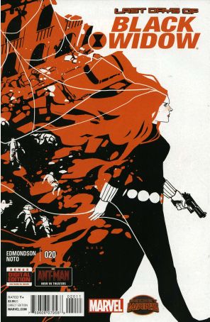 Black Widow (5th Series) 20 published by Marvel with cover art by Phil Noto
