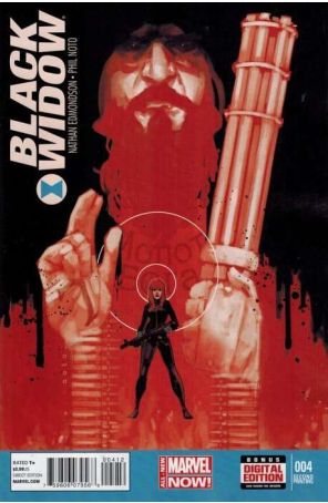 Black Widow (5th Series) 4 (2nd) published by Marvel with cover art by Phil Noto