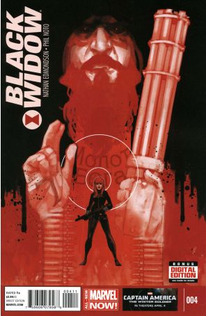 Black Widow (5th Series) 4 published by Marvel with cover art by Phil Noto