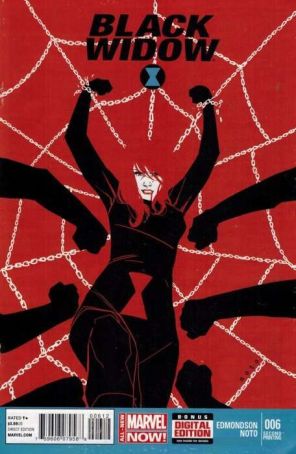 Black Widow (5th Series) 6 (2nd) published by Marvel with cover art by Phil Noto