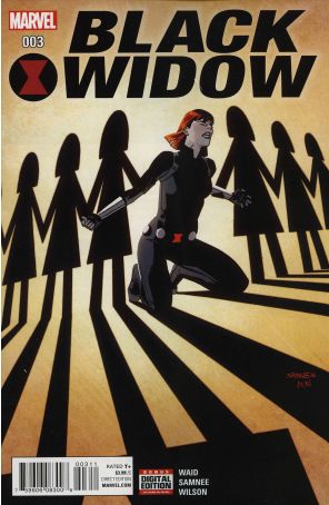 Black Widow (6th Series) 3 published by Marvel with cover art by Chris Samnee