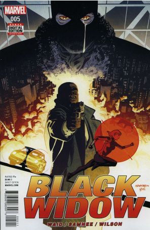 Black Widow (6th Series) 5 published by Marvel with cover art by Chris Samnee