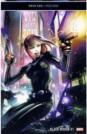 Black Widow (7th Series) 1 published by Marvel with cover art by Clayton Crain