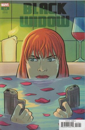 Black Widow (8th Series) 14A published by Marvel with cover art by Natacha Bustos
