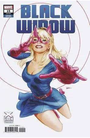 Black Widow (8th Series) 15A published by Marvel with cover art by Kaare Andrews