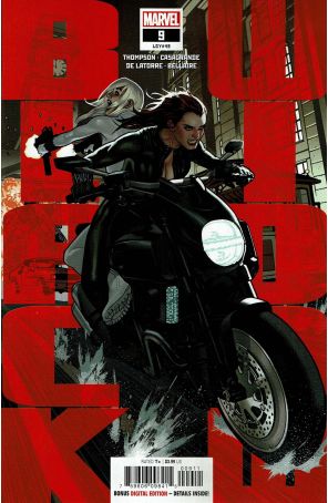 Black Widow (8th Series) 9 published by Marvel with cover art by Adam Hughes