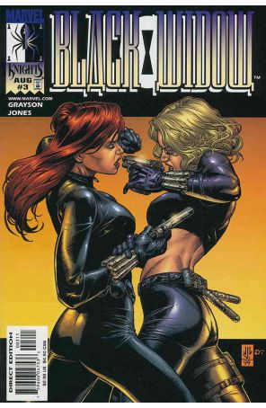 Black Widow (Vol. 1) 3 published by Marvel with cover art by J.G. Jones