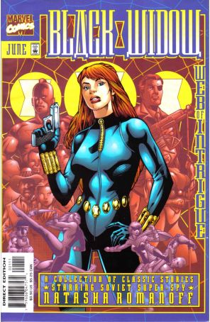Black Widow: Web of Intrigue 1 published by Marvel with cover art by Yancey Labat