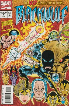 Blackwulf 1 published by Marvel with cover art by Angel Medina