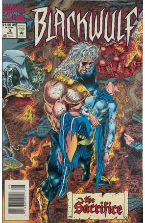 Blackwulf 3 (Newsstand) published by Marvel with cover art by Angel Medina