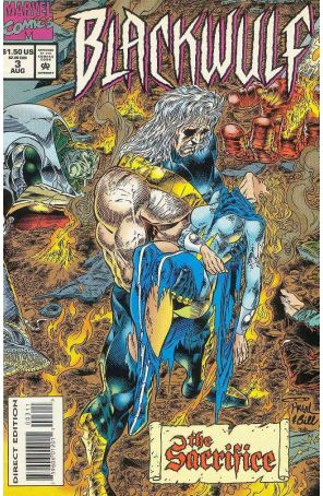 Blackwulf 3 published by Marvel with cover art by Angel Medina