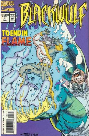 Blackwulf 4 published by Marvel with cover art by Angel Medina