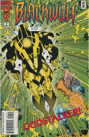 Blackwulf 7 published by Marvel with cover art by Angel Medina