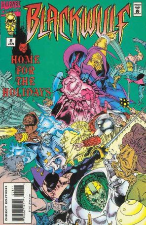 Blackwulf 8 published by Marvel with cover art by Angel Medina