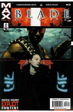 Blade (4th Series) 3 published by Marvel with cover art by Tim Bradstreet