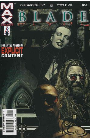 Blade (4th Series) 5 published by Marvel with cover art by Tim Bradstreet
