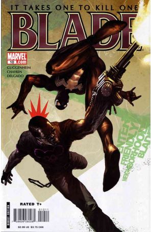 Blade (5th Series) 10 published by Marvel with cover art by Marko Djurdjevic