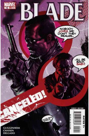 Blade (5th Series) 12 published by Marvel with cover art by Marko Djurdjevic