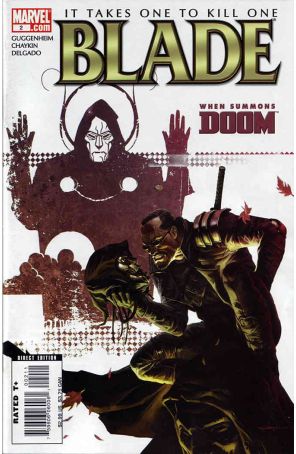 Blade (5th Series) 2 published by Marvel with cover art by Marko Djurdjevic