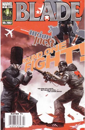 Blade (5th Series) 9 (Newsstand) published by Marvel with cover art by Marko Djurdjevi?
