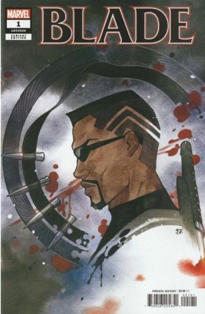 Blade (6th Series) 1G published by Marvel with cover art by Peach Momoko