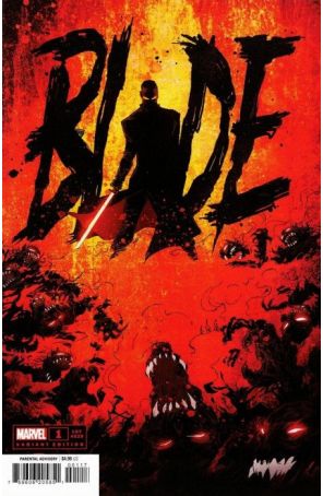 Blade (6th Series) 1I published by Marvel with cover art by Kaare Andrews