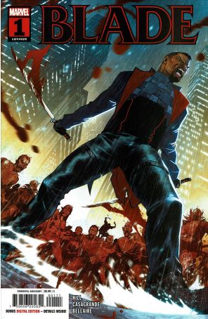 Blade (6th Series) 1 published by Marvel with cover art by Elena Casagrande
