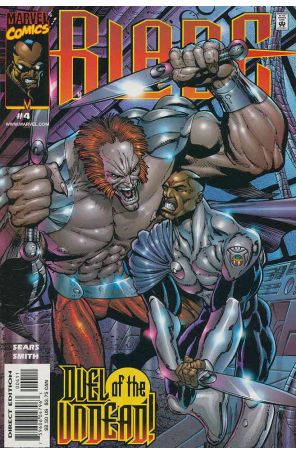 Blade: Vampire Hunter 4 published by Marvel with cover art by Bart Sears
